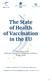 The State of Health Policy of Vaccination in the EU first part