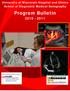 Program Bulletin University of Wisconsin Hospital and Clinics School of Diagnostic Medical Sonography