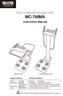 MC-780MA BODY COMPOSITION ANALYZER. Instruction Manual