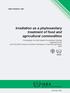 IAEA-TECDOC-1427 Irradiation as a phytosanitary treatment of food and agricultural commodities