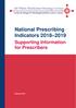 National Prescribing Indicators Supporting Information for Prescribers