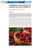 Cranberries: Evaluating the evidence of health benefits