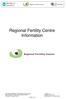 Regional Fertility Centre Information