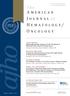 ajho American Journal Hematology/ Oncology The  T H E J O U R N A L O F F I C I A L