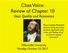 Class Voice: Review of Chapter 10 Voice Quality and Resonance