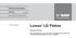 Luwax LG Flakes. Technical Information. Montanic Ester Wax