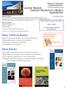 Junior Board Cancer Resource Library newsletter. New Clinical Books. New Books. November Want to borrow books, CDs, DVDs? Stop in today!