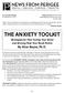 THE ANXIETY TOOLKIT. Strategies for Fine-Tuning Your Mind and Moving Past Your Stuck Points By Alice Boyes, Ph.D.