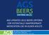 AGS UPDATED 2012 BEERS CRITERIA FOR POTENTIALLY INAPPROPRIATE MEDICATION USE IN OLDER ADULTS