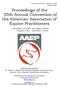 Proceedings of the 55th Annual Convention of the American Association of Equine Practitioners