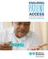 EXECUTIVE SUMMARY ENSURING PATIENT ACCESS TO SAFE, EFFECTIVE AND AFFORDABLE PRESCRIPTION MEDICINES // 2