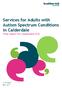 Services for Adults with Autism Spectrum Conditions in Calderdale