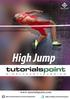 About the Tutorial. Audience. Prerequisite. Copyright & Disclaimer. High Jump