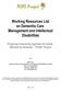Working Resources List on Dementia Care Management and Intellectual Disabilities