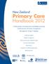 Handbook Primary Care. New Zealand