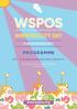 WSPOS. World Society of Paediatric Ophthalmology & Strabismus SUBSPECIALTY DAY. Friday 6 October 2017 PROGRAMME