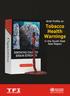 Brief Profile on Tobacco Health Warnings. in the South-East Asia Region