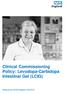 Clinical Commissioning Policy: Levodopa-Carbidopa Intestinal Gel (LCIG)