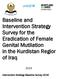 Baseline and Intervention Strategy Survey for the Eradication of Female Genital Mutilation in the Kurdistan Region of Iraq