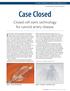 Case Closed Closed cell stent technology