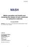 MASH. MASs-casualties and Health-care following the release of toxic chemicals or radioactive materials. EU project