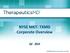 NYSE MKT: TXMD Corporate Overview Q2-2014