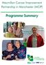 Macmillan Cancer Improvement Partnership in Manchester (MCIP) Programme Summary