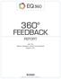 FeedbacK REPORT. Copyright 2011 Multi-Health Systems Inc. All rights reserved.