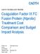 Coagulation Factor IX FC Fusion Protein (Alprolix): Treatment Cost Comparison and Budget Impact Analysis