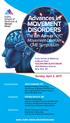 Advances in MOvEMEnt DIsOrDErs