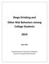 Binge Drinking and Other Risk Behaviors among College Students