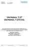 UNITRIENOL T-27 UNITRIENOL T-272 WSL