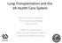 Lung Transplantation and the VA Health Care System