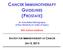 CANCER IMMUNOTHERAPY GUIDELINES (PROSTATE)