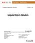 Proposed Registration Decision. Liquid Corn Gluten