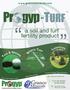 Pr gyp -TURF. a soil and turf fertility product.  S E E S. f u.