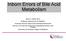 Inborn Errors of Bile Acid Metabolism