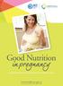 in pregnancy Good Nutrition  WOMEN, YOUTH & CHILDREN COMMUNITY HEALTH PROGRAMS