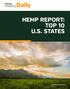 HEMP REPORT: TOP 10 U.S. STATES
