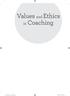 Values and Ethics. in Coaching