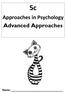 Approaches in Psychology Advanced Approaches