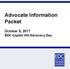 Advocate Information Packet