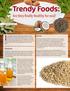 Trendy Foods: Are they Really Healthy for you? Quinoa. Kombucha. by Sarah Muntel, RD