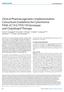 Clinical Pharmacogenetics Implementation Consortium Guidelines for Cytochrome P450-2C19 (CYP2C19) Genotype and Clopidogrel Therapy