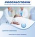 PROCALCITONIN. A Specific Marker for Diagnosis of Bacterial Infection and Sepsis INNOVATIONS IN CLINICAL DIAGNOSTICS