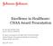Excellence in Healthcare: CHAA Award Presentation