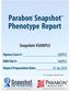 Parabon Snapshot Phenotype Report