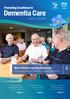Dementia Care. Promoting Excellence in. In This Issue. Issue 8 June Page 9. Page 5. Page 6 PAGE 1. Promoting Excellence in. Promoting Excellence