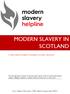 MODERN SLAVERY IN SCOTLAND