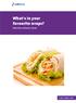 What s in your favourite wraps? Nutrition takeout series